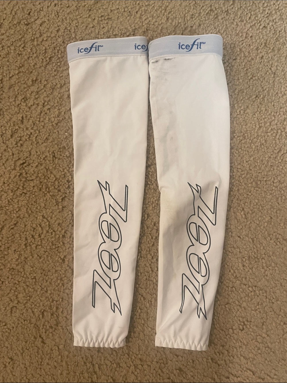 Zoot White IceFit Arm Sleeves